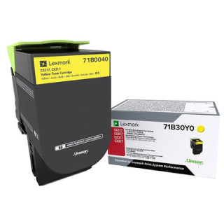Lexmark CS/CX 317 Cartucho de toner amarillo