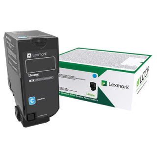 Lexmark CS/CX 827 Cartucho de toner cian Retornable