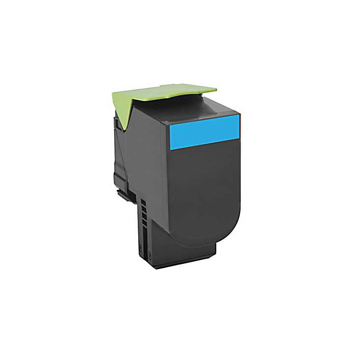 Lexmark 800H2 Cartucho de toner cian de alto rendimiento (3k)