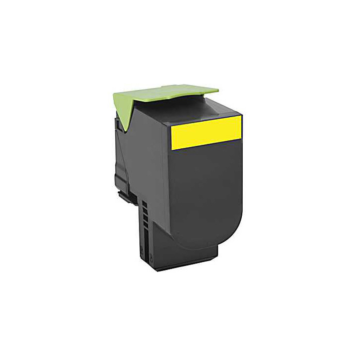 Lexmark 800H4 Cartucho de toner amarillo Alto Rendimiento (3k)