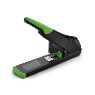 Novus B 56 re+new Grapadora de Gruesos - Fabricada con Plastico Reciclado - Hasta 200 Hojas - Grapado Cerrado con Sistema Bypas