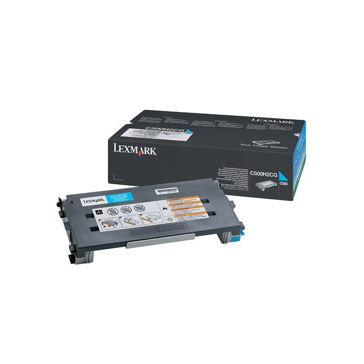 LEXMARK C-500/X500/X502 Toner Cian Alto Rendimiento