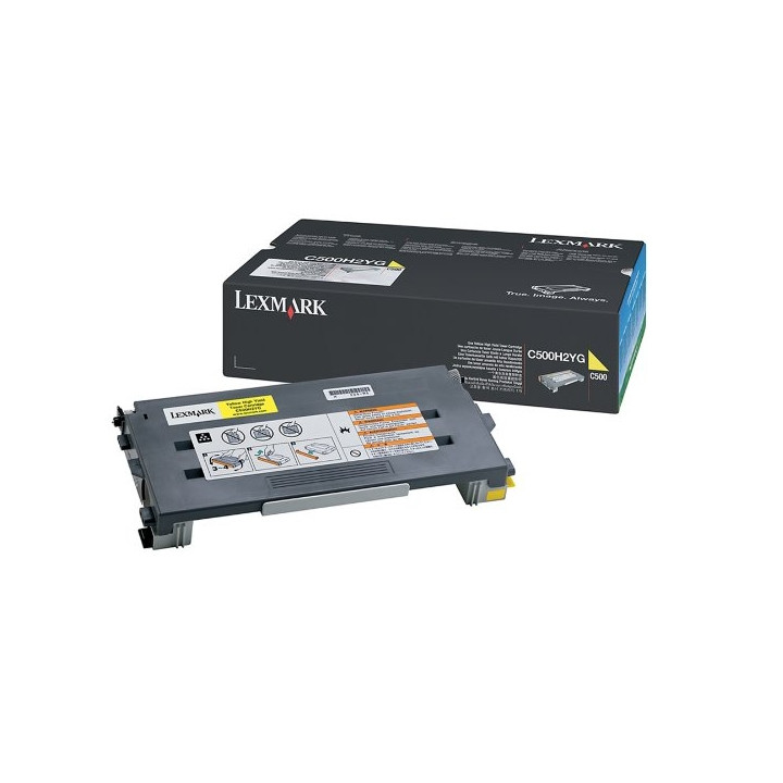 LEXMARK C-500/X500/X502 Toner Amarillo Alto Rendimiento