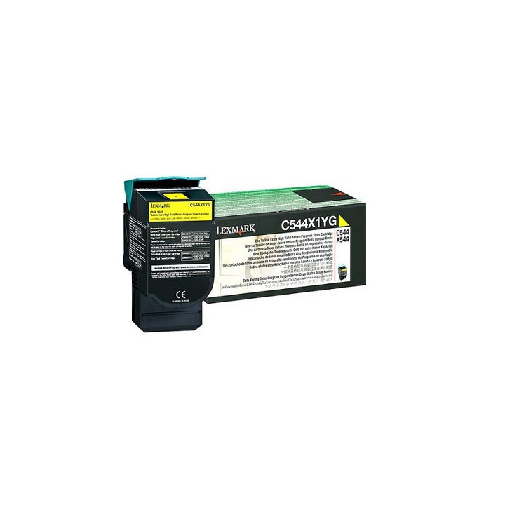 LEXMARK C544/X544 Toner Amarillo Extra Alto Rendimiento Retornable