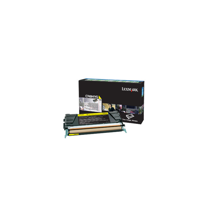 LEXMARK TONER LASER AMARILLO RETORNABLE C/748DE/748DTE/748E