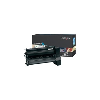 Lexmark C77x Cartucho impresion cian Alto Rendimiento (10K)