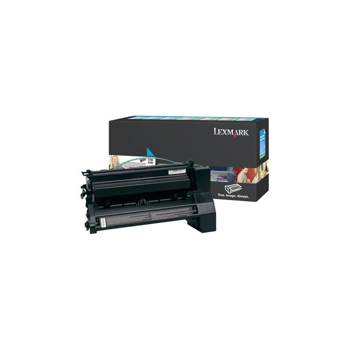 LEXMARK C-782/X-782 Cartucho de impresion Cian extra alto rendimiento retornable (15.000 pag)
