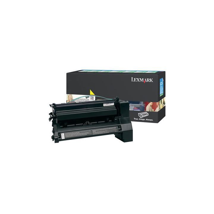 LEXMARK C-782/X-782 Cartucho de impresion Amarillo retornable (15.000 pag)