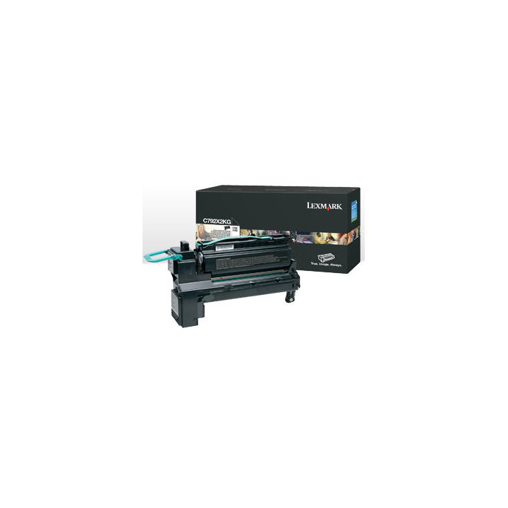 Lexmark C792 Cartucho de impresion negro Extra Alto Rendimiento (20K)