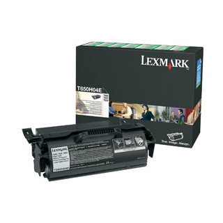 LEXMARK T-650/652/654 Toner Alto rendimiento Retornable Etiquetas