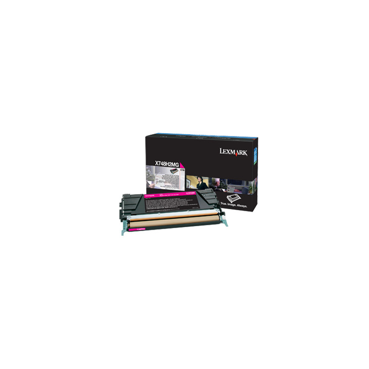 Lexmark X748 Cartucho de toner magenta Alto Rendimiento