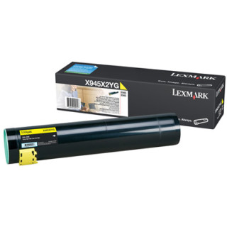 LEXMARK X-940/x-945 Toner Amarillo Alto Rendimiento