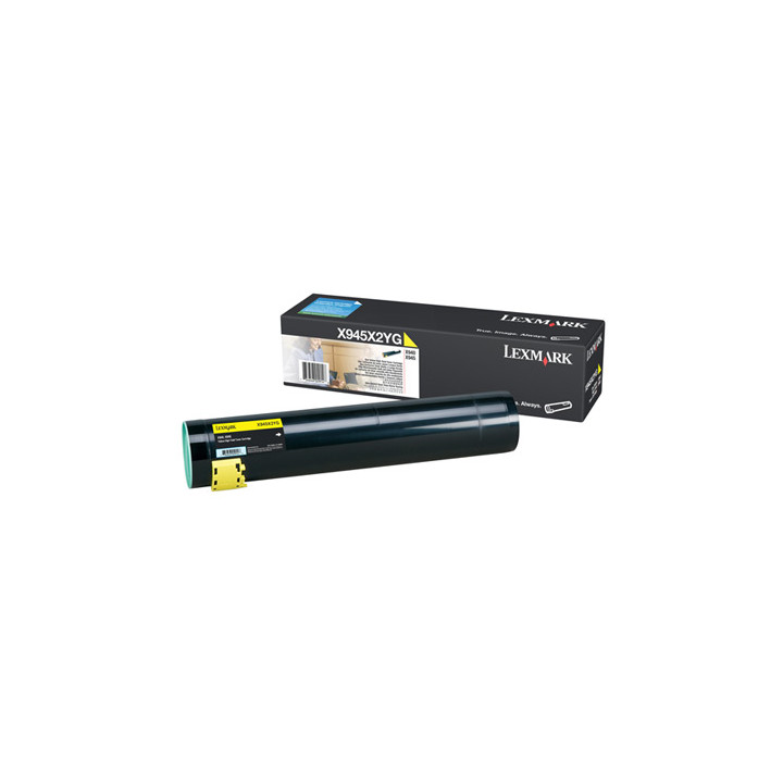 LEXMARK X-940/x-945 Toner Amarillo Alto Rendimiento