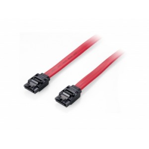 Equip Cable Serial ATA III con Clip de Seguridad - Longitud 1m - Tasa de Transferencia de hasta 6Gb
