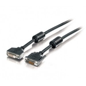 Equip Cable DVI-D  Macho a DVI-D Hembra - Admite 2048 x 1536 y Pantalla Ancha 1920 x 1200 - Longitud 1.8 m.