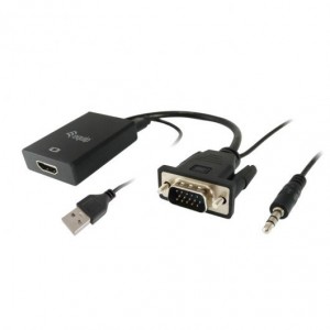 Equip Adaptador VGA a HDMI con Audio