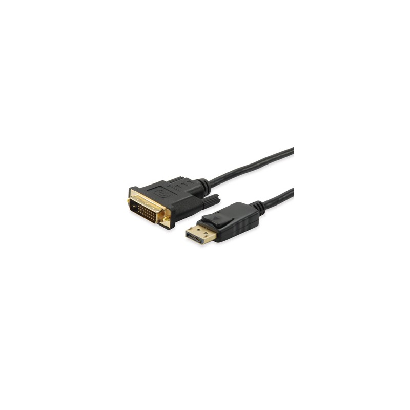 Equip Cable DisplayPort Macho a DVI Macho - Soporta Resolucion de hasta 3840 x 2160 - Longitud 2 m.