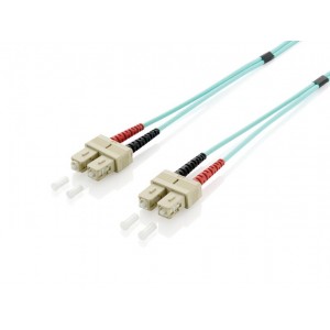 Equip Cable de Conexion de Fibra Optica SC/SC-OM3 10m