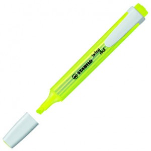 Stabilo Swing Cool Marcador Fluorescente - Cuerpo Plano - Punta Biselada - Trazo entre 1 y 4mm - Tinta con Base de Agua - Antis