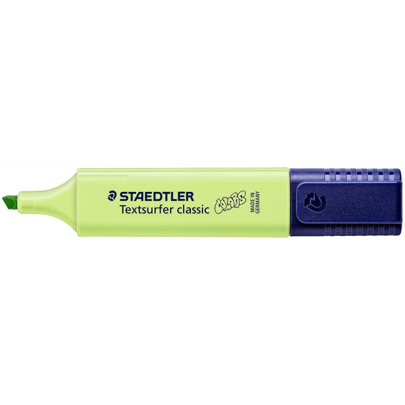 Staedtler Textsurfer Classic 364 Pastel Marcador Fluorescente - Punta Biselada - Trazo entre 1 - 5mm - Tinta con Base de Agua - Staedtler Textsurfer Classic 364 Pastel Marcador Fluorescente - Punta Biselada - Trazo entre 1 - 5mm - Tinta con Base de Agua -