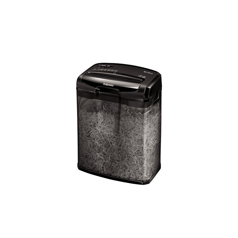 Fellowes M-7CM Destructora de Papel Manual Corte en Particulas - Destruye hasta 7 Hojas - 13L