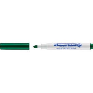 Edding 661 Rotulador para Pizarra Blanca - Punta Redonda - Trazo entre 1 y 2 mm. - Tinta Pigmentada - Borrable en Seco - Color