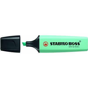 Stabilo Boss 70 Pastel Rotulador Marcador Fluorescente - Trazo entre 2 y 5mm - Recargable - Tinta con Base de Agua - Color Toqu