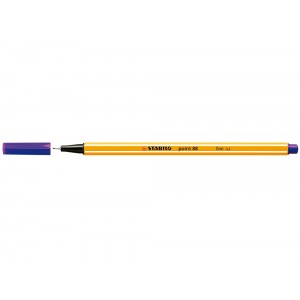 Stabilo Point 88 Rotulador de Punta Fina de Fibra - Trazo de 0.4 mm - Tinta con Base de Agua - Color Violeta