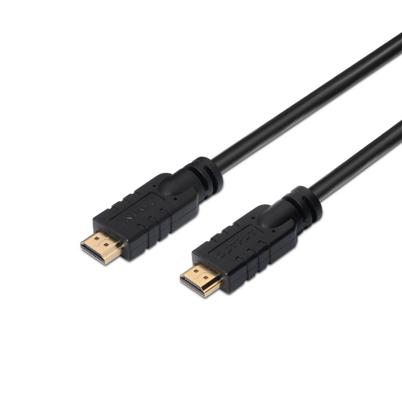 Aisens Cable HDMI V2.0 Premium Alta Velocidad/ HEC 4K@60HZ 18GBPS con Repetidor - A/M-A/M - 30m - Color Negro Aisens Cable HDMI V2.0 Premium Alta Velocidad/ HEC 4K@60HZ 18GBPS con Repetidor - A/M-A/M - 30m - Color Negro