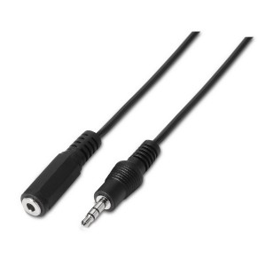 Aisens Cable Audio Estereo - JACK 3.5/M-JACK 3.5/H - 3.0m - Color Negro