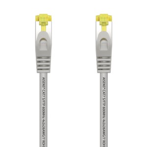 Aisens Cable de Red Latiguillo RJ45 LSZH Cat.7 600 Mhz S/FTP PIMF AWG26 - 3.0M - Color Gris