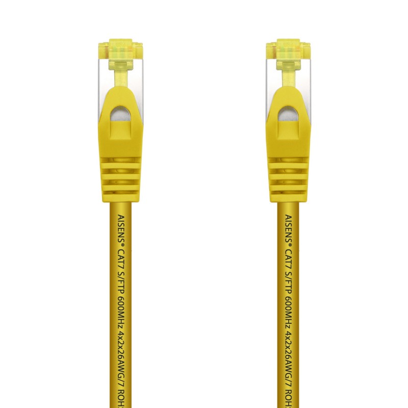 Aisens Cable de Red Latiguillo RJ45 LSZH Cat.7 600 MHz S/FTP PIMF AWG26 - 2.0M - Color Amarillo Aisens Cable de Red Latiguillo RJ45 LSZH Cat.7 600 MHz S/FTP PIMF AWG26 - 2.0M - Color Amarillo