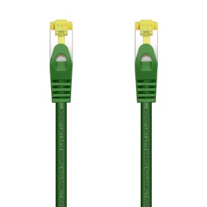 Aisens Cable de Red Latiguillo RJ45 LSZH Cat.7 600 MHz S/FTP PIMF AWG26 - 2.0M - Color Verde