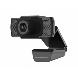 Conceptronic Webcam Full HD 1080p USB 2.0 - Microfono Integrado - Enfoque Fijo - Angulo de Vision 90º - Cable de 1.50m - Color