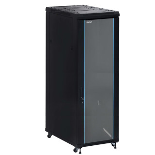 PHASAK Armario Rack 19" Phasak Pro 42U  600x800 Montado (Incluye: 2 bandejas de 19? + Regleta electrica 19? + Juego de ruedas +