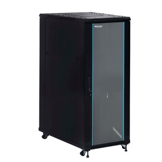 PHASAK Armario Rack 19" Phasak Pro 42U  800x1000 Montado (Incluye: 2 bandejas de 19? + Regleta electrica 19? + Juego de ruedas