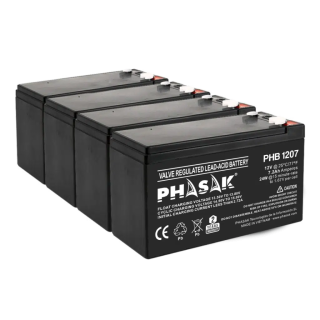 Phasak Bateria  12V / 7.2A - Bateria sellada plomo-acido estandar