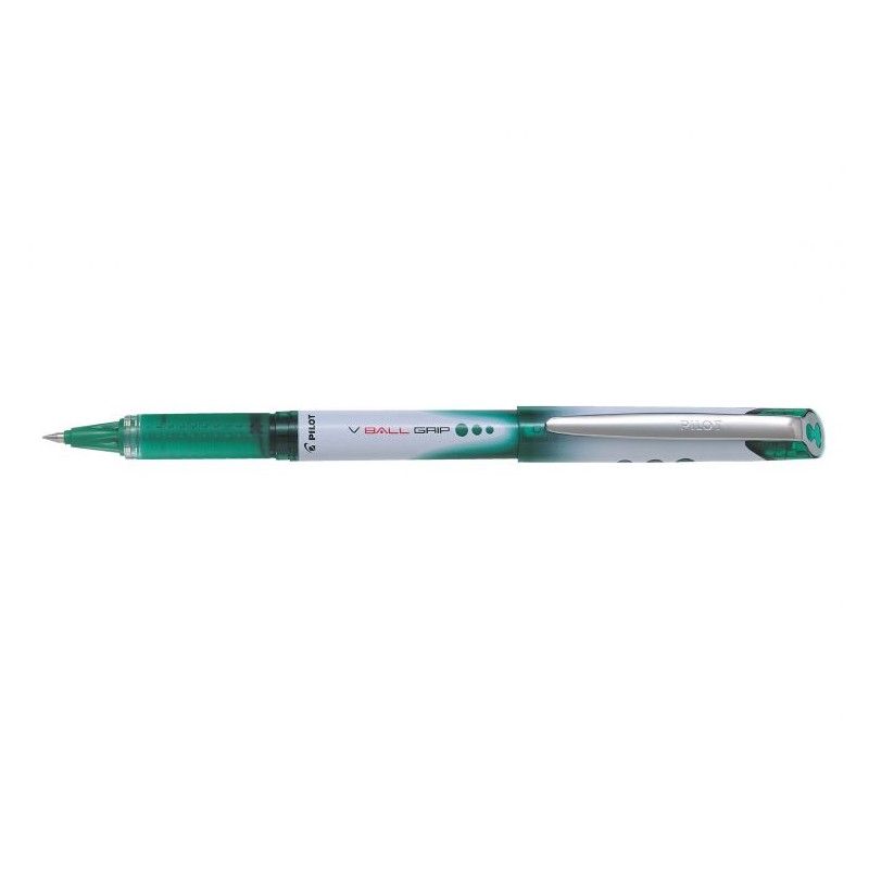 Pilot Boligrafo de Tinta Liquida V Ball Grip 07 - Punta de Bola Conica 0.7mm - Trazo 0.5mm - Grip de Goma - Color Verde Pilot Boligrafo de Tinta Liquida V Ball Grip 07 - Punta de Bola Conica 0.7mm - Trazo 0.5mm - Grip de Goma - Color Verde