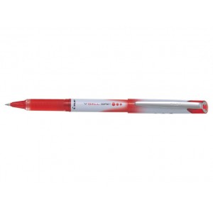 Pilot Boligrafo de Tinta Liquida V Ball Grip 07 - Punta de Bola Conica 0.7mm - Trazo 0.5mm - Grip de Goma - Color Rojo