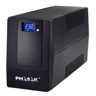 PHASAK SAI  600VA Esential Interactivo - Pantalla tC!ctil con USB + RJ45