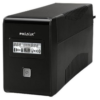 PHASAK SAI  Esential 850VA Interactivo con pantalla LCD