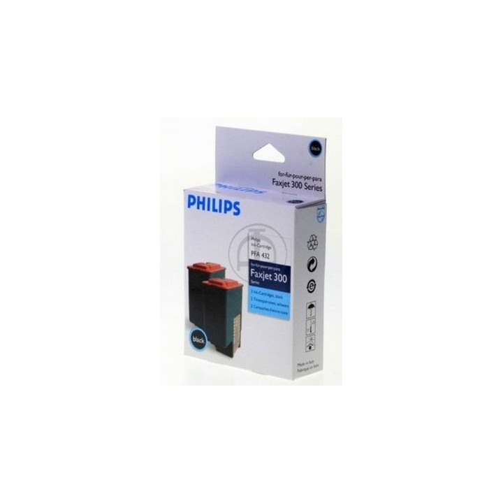 PHILIPS Cartucho FAX IPF-325/355/375 negro (Pack 2)
