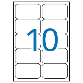 Apli Pack de 1.000 Etiquetas Rectangulares 99