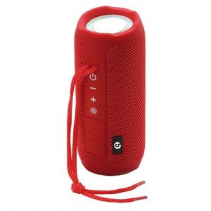 Coolsound Boom Altavoz Bluetooth Led 10W - Bateria 1200mAh - Autonomia 3-4h - Color Rojo