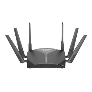 D-Link Router WiFi AC3000 Tribanda - Hasta 1200Mbps - 4 Puertos RJ45