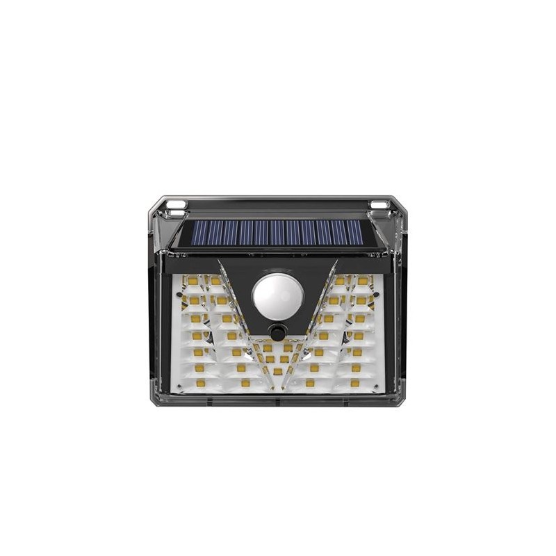Elbat Aplique Led Solar - 150LM - Luz Fria 6500K - Sensor de Movimiento - Bateria 1200mAh Elbat Aplique Led Solar - 150LM - Luz Fria 6500K - Sensor de Movimiento - Bateria 1200mAh