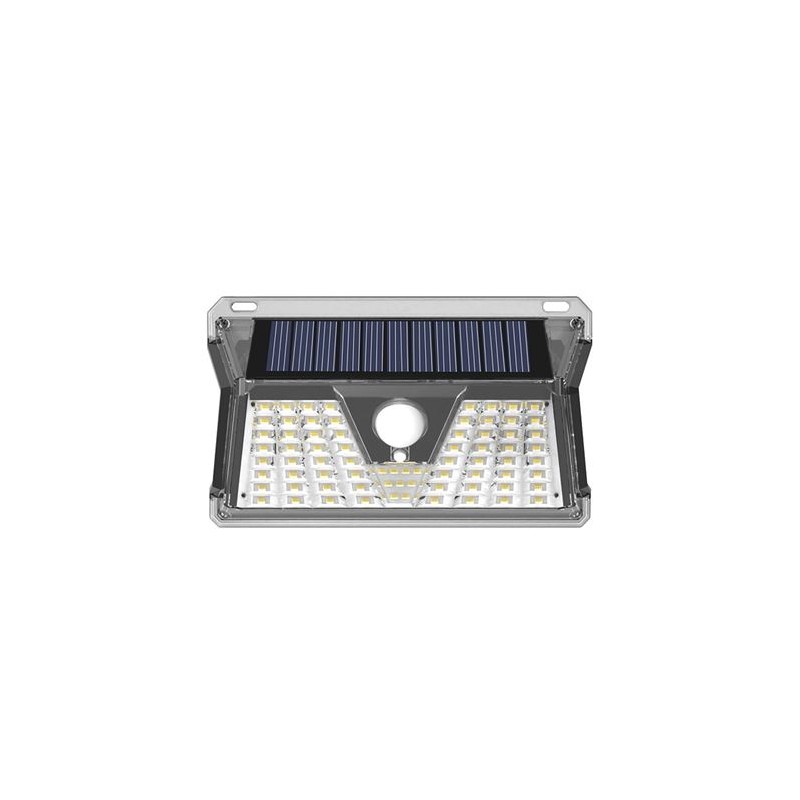 Elbat Aplique Led Solar - 260LM - Luz Fria 6500K - Sensor de Movimiento - Bateria 1200mAh Elbat Aplique Led Solar - 260LM - Luz Fria 6500K - Sensor de Movimiento - Bateria 1200mAh