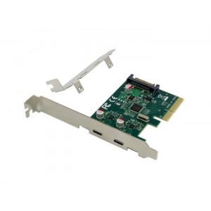 Conceptronic Tarjeta PCIe de 2 Puertos USB 3.2 Gen 2 Tipo C