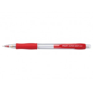 Pilot Portaminas SuperGrip H185 - Trazo 0.5mm - Mina HB - Cuerpo Rojo