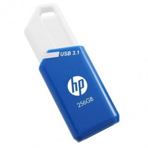 HP x755w Memoria USB 3.1 256GB - Color Azul/Blanco (Pendrive)